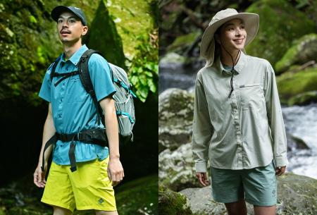 汗に反応して、動いても涼しいコロンビア独自の冷却機