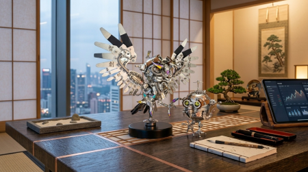 BLDB、父の日に最適な親子フクロウ金属アート新作発表