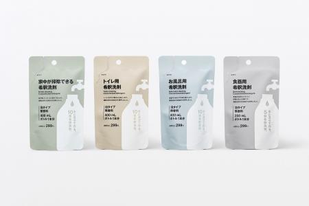 無印良品 水で薄めてつくる住居用の「希釈洗剤」を新 無印良品 水で薄めてつくる住居用の「希釈洗剤」を新