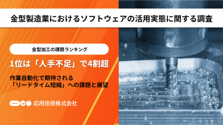 【金型加工の課題ランキング】1位は「人手不足」で4割