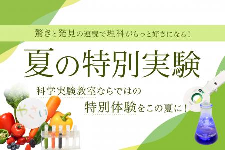 【栄光サイエンスラボ】夏休みに「夏の特別実験」を開