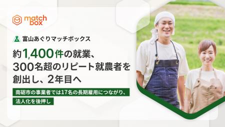 富山県公式の農業専用スポットワーク「富山あぐりマッ 富山県公式の農業専用スポットワーク「富山あぐりマッ