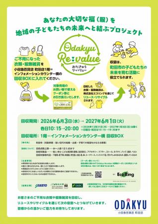 不用品回収「Odakyu Re:value」6月より通年化、収益を 不用品回収「Odakyu Re:value」6月より通年化、収益を