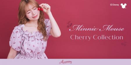 【Areeam】「ミニーマウス」のチェリーコレクションが