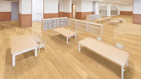 地域材を活用した内装木質化提案を強化。地域材対応床