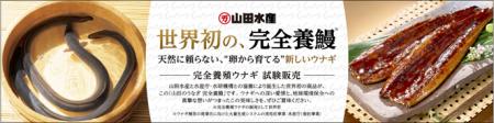 世界初※１！完全養殖ウナギ蒲焼を一般向けに試験販売