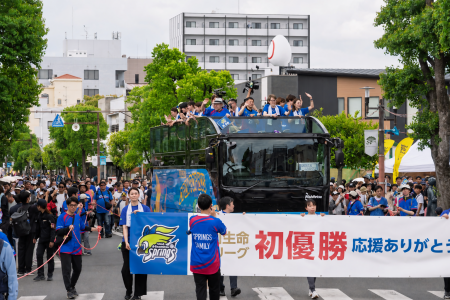 【佐賀市】ＳＡＧＡ久光スプリングス優勝祝賀パレード