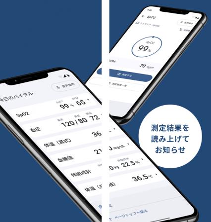 視覚障害者の健康管理を支援する音声読み上げアプリを