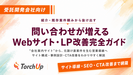 受託開発会社向け：問い合わせが増えるWebサイト・LP