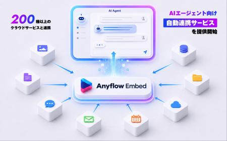 Anyflow、200種以上のクラウドサービスと連携するAIエ