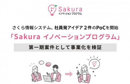 さくら情報システム、社員発アイデア2件のPoCをutf-8