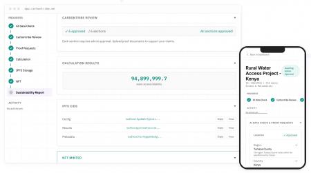 Carbontribe LabsとNTTドコモビジネス、水資源環境価