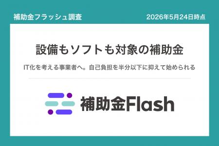 補助金フラッシュ調査、業務のIT化を考える中小企業へ