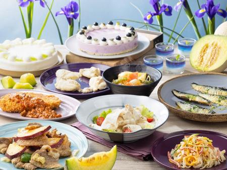 【ホテル日航成田】本格的な”あやめシーズン”を食で盛