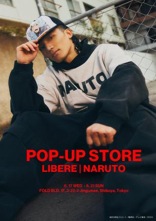 LIBEREがTV アニメ「NARUTO-ナルト- 疾風伝」とのPOP 