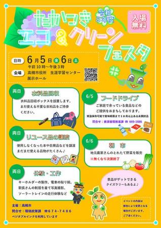 体験や展示を通じて環境意識を高める「たかつきエコ＆