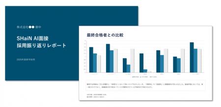 次世代版対話型AI面接サービスSHaiN 採用分析レポート