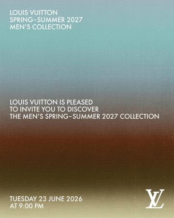 【ルイ・ヴィトン】2027春夏メンズ・ファッションショ 【ルイ・ヴィトン】2027春夏メンズ・ファッションショ