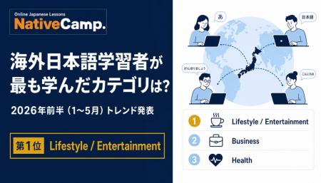 【Native Camp Japanese】2026年前半、海外の日本語学 【Native Camp Japanese】2026年前半、海外の日本語学