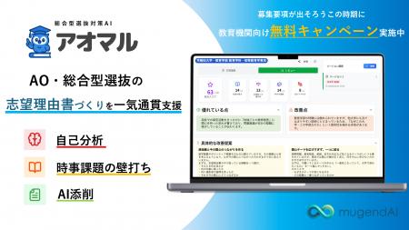 総合型選抜AI『アオマル』、