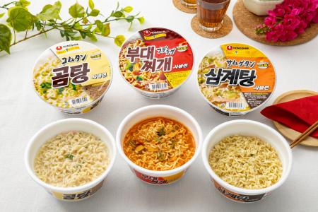 韓国の定番カップ麺 農心「サバル麺」シリーズから「 韓国の定番カップ麺 農心「サバル麺」シリーズから「