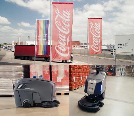 コカ・コーラ、Gausium 清掃ロボットの導入により倉庫 コカ・コーラ、Gausium 清掃ロボットの導入により倉庫