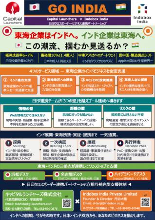 キャピタルランチャーズ × Indobox、日印クロスボーダ キャピタルランチャーズ × Indobox、日印クロスボーダ