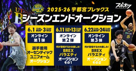 スポオクにて、宇都宮ブレックスが2025-26シーズンエ スポオクにて、宇都宮ブレックスが2025-26シーズンエ