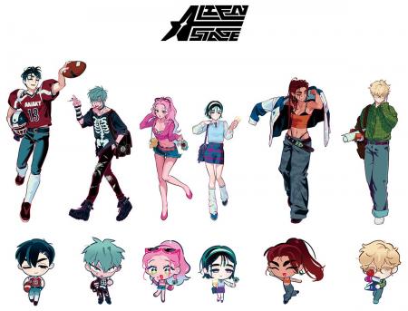 『ALIEN STAGE』から、描き下ろしイラストのグッズが 『ALIEN STAGE』から、描き下ろしイラストのグッズが