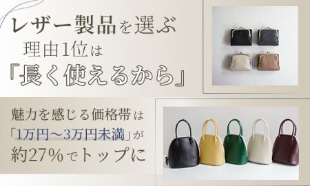 レザー製品を選ぶ理由1位は「長く使えるから」。魅力 レザー製品を選ぶ理由1位は「長く使えるから」。魅力