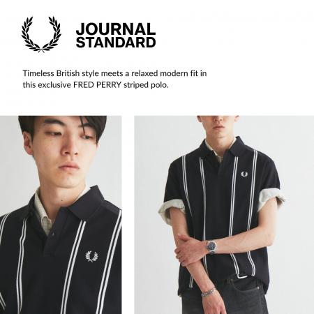 名作ポロにスペシャルストライプを。JOURNAL STANDARD