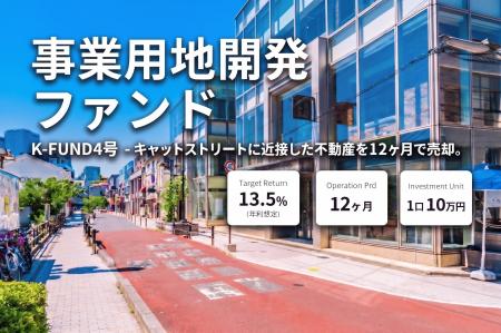 【想定利回り13.5%】不動産クラウドファンディング「K 【想定利回り13.5%】不動産クラウドファンディング「K