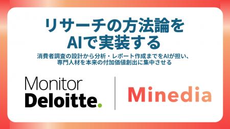 マインディア、デロイト トーマツと連携し、AIを活用 マインディア、デロイト トーマツと連携し、AIを活用
