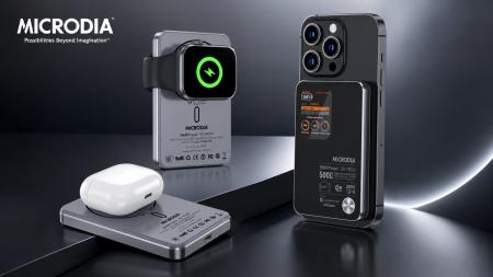 MICRODIA、Apple Watch・AirPodsも同時充電できる準固 MICRODIA、Apple Watch・AirPodsも同時充電できる準固