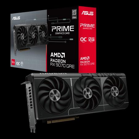 ASUS、PRIMEシリーズより、AMD Radeon RX 9070 GRE搭