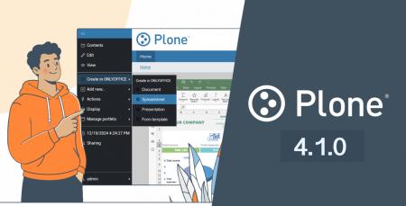ONLYOFFICE、PloneおよびVolto向けアドオンの最新版を