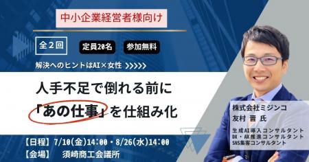 【高知県須崎市】人手不足に、AIで突破口を。フューチ