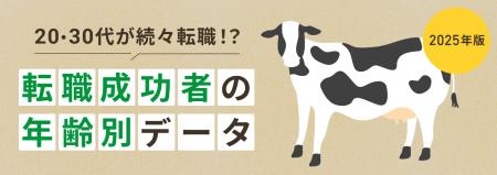 TYLが徹底調査！畜産・農業の転職成功者を年齢別に分