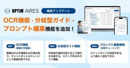 AIエージェント型チャットボット「OPTiM AIRES」utf-8