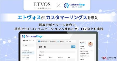 エトヴォスがCRM/MAツール「カスタマーリングス」を導