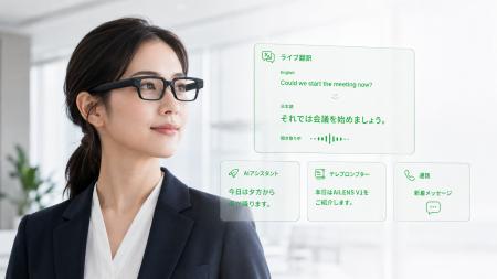 SB C&S、AI情報を“視界に表示”するスマートグラスThin