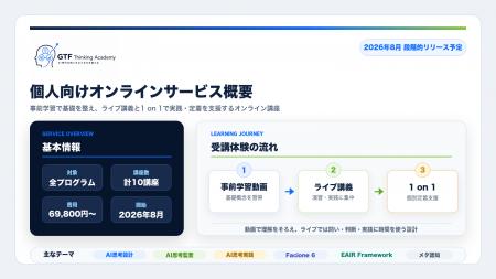 AI時代の思考力研修、個人向けもオンラインにて提供開