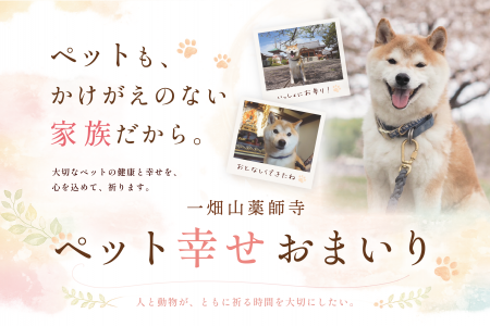 愛するペットとともに祈る時間。一畑山薬師寺「ペット