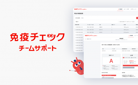 明治の「免疫チェック チームサポート」を法人・団体 明治の「免疫チェック チームサポート」を法人・団体