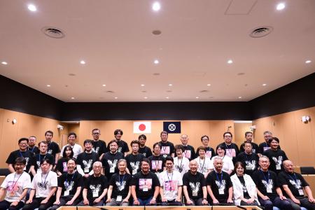 チャリティＴシャツを着用して「四街道ふるさとまつり