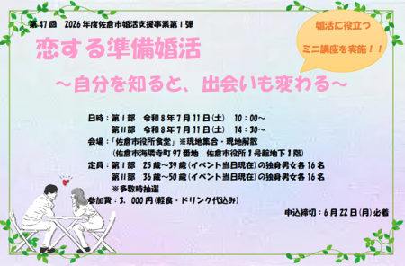 【千葉県佐倉市】第47回 令和8年度第1弾は、年齢別2部
