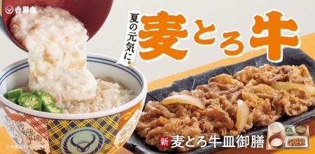 吉野家夏の定番『麦とろ牛皿御膳』で夏を乗り切る！初