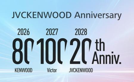 「JVCKENWOOD Anniversary」として周年記念活動を展開