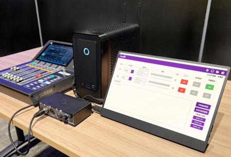 インターネット不要で来場者のスマートフォンに音声・