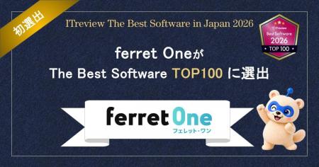ferret One、「ITreview The Best Software in Japan 